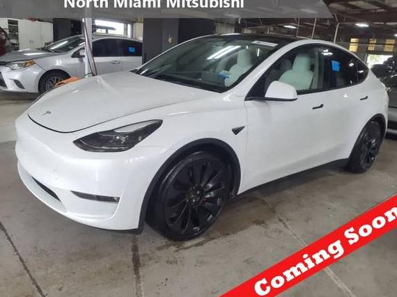 TESLA MODEL Y 2022 7SAYGDEF4NF377140 image